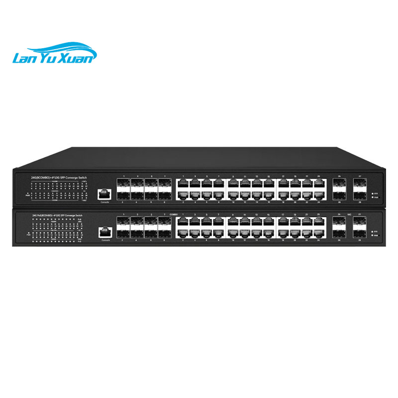 Sfp+ 10G Managed Switch 8 Port - Przełącznik zarządzany L3, 16 portów Gigabit