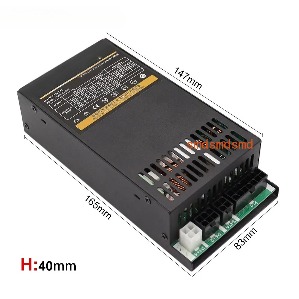 Modułowy zasilacz 600W Mały za – Atx Power Supply 1U Flex 500W recenzja i cena