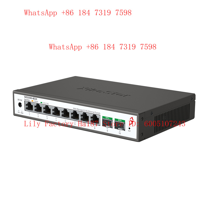XikeStor 8*2.5G RJ45 2*10G SFP – Sfp+ 10G Managed Switch 8 Port recenzja i cena